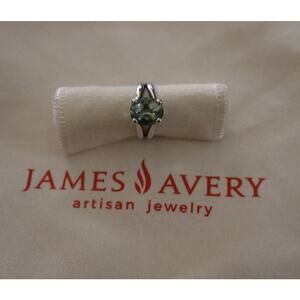 NWOT prasiolite sterling silver James Avery oval gemstone ring ￼ size 7